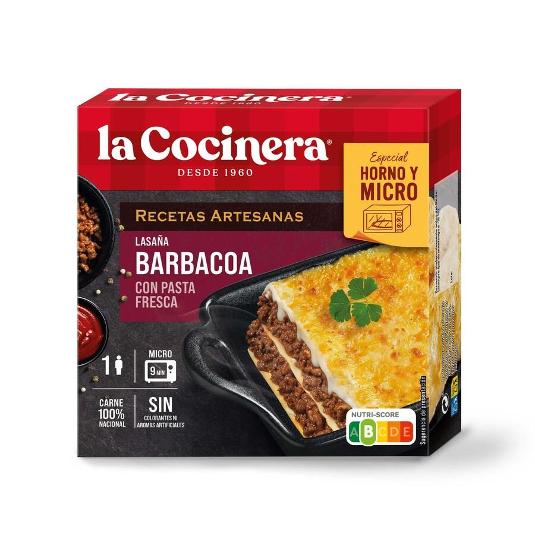 LASAÑA BARBACOA LA COCINERA ESTCH 280 GR