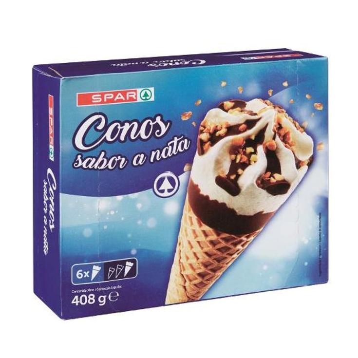 HELADO CONO NATA X6 SPAR PACK 419 GR
