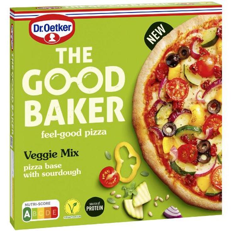 PIZZA VEGGIE MIX GOOD BAKER DR.OETKER UNIDAD 390 GR