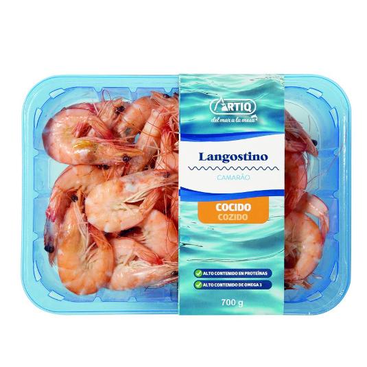 LANGOSTINO COCIDO 21/28 ARTIQ BDJA 700 GR