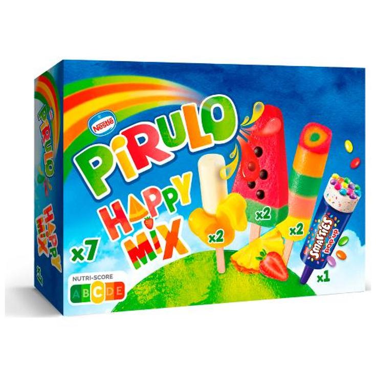 HELADO HAPPY MIX NESTLE PACK-7 492 ML