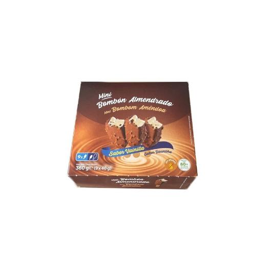 HELADO BOMBON MINI ALMENDRAD X9 PACK 360 GR