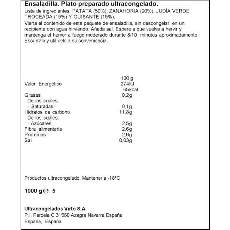 ENSALADILLA RUSA SPAR BOLSA 1 KG