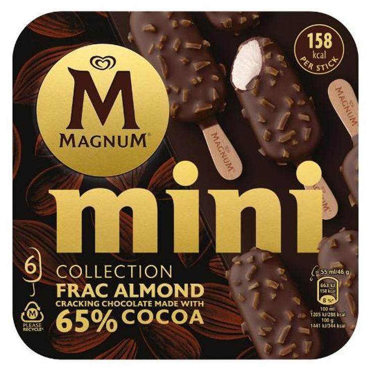 HELADO BOMBON MINI FRAC ALM. X6 MAGNUM CAJA 276 GR