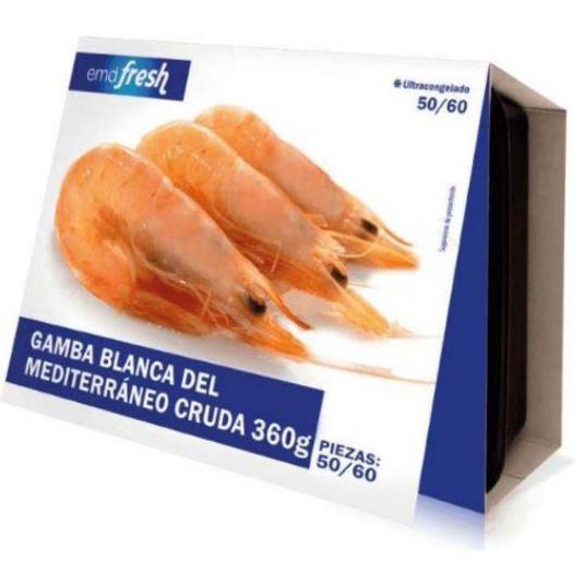 GAMBA BLANCA CRUDA 50/60 EMDFRESH BDJA 360 GR