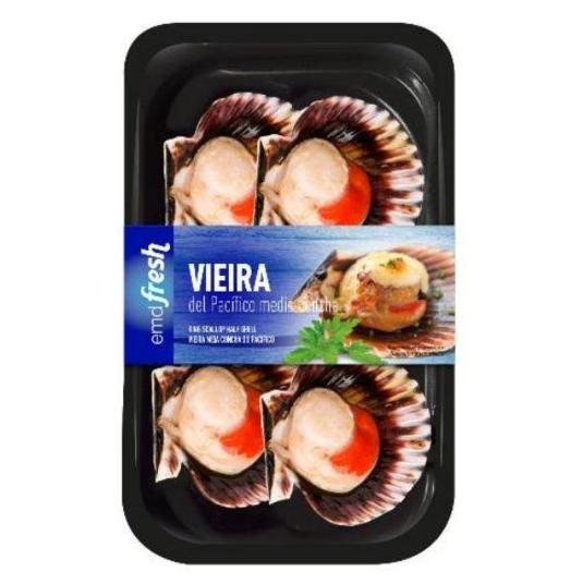 VIEIRA MEDIA CONCHA 4PZA ALIGATOR BDJA 250 GR