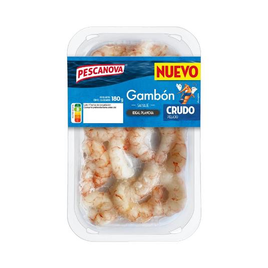 GAMBON PELADO CRUDO PESCANOVA BOLSA 180 GR