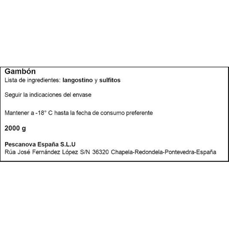 GAMBON ABORDO L3 PESCANOVA ESTCH 2 KG