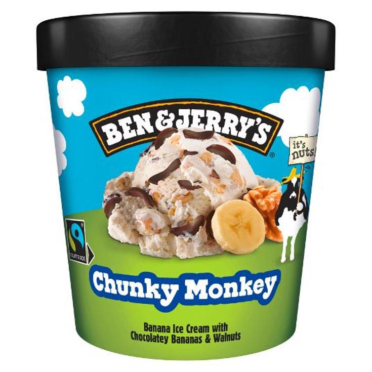 HELADO TARRINA CHUNKY MONKEY BEN JERRYS PINT 439 GR