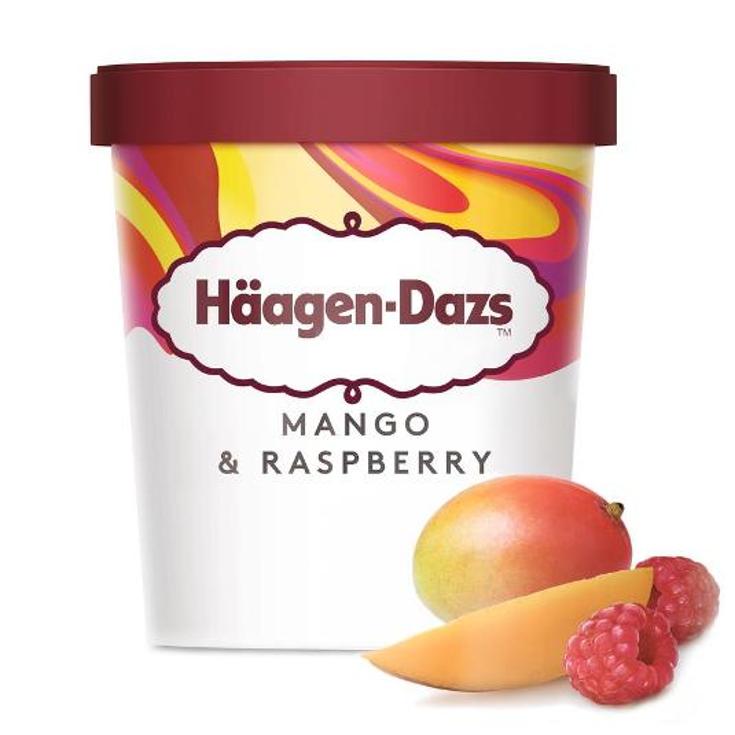 HELADO MANGO RASPBERRY HAAGEN DAZS PINT 400 GR