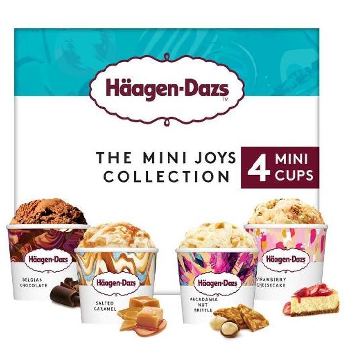 HELADO MINI JOYS COLLECTION X4 HAAGEN DAZS PACK 320 GR