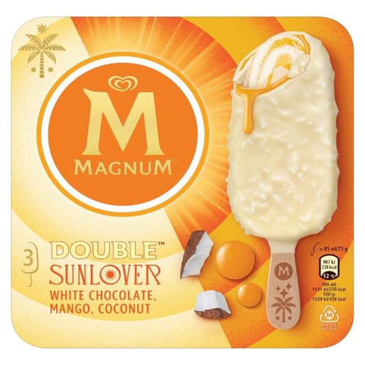 HELADO BOMBON DOUB. SUNLOVER X3 MAGNUM CAJA 255 ML