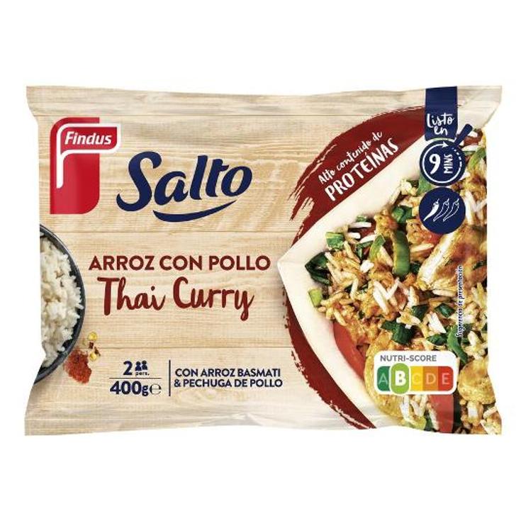 ARROZ POLLO THAI CURRY FINDUS BOLSA 400 GR