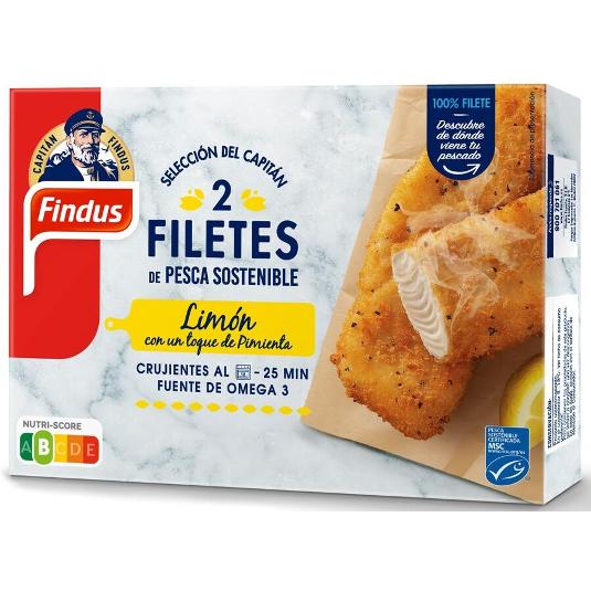 FILETES PESCADO AL LIMON FINDUS CAJA 225 GR