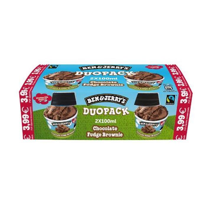 HELADO TARRINA MINI CHOC.BROWNI BEN JERRYS PACK 144 GR