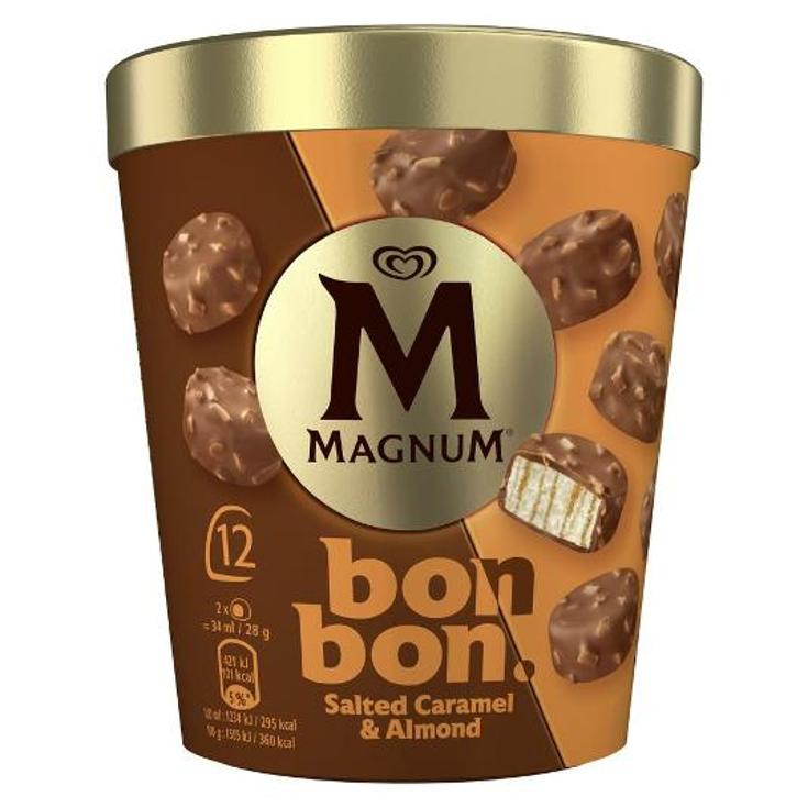 HELADO BOMBONES SALT.CARAM X12 MAGNUM UNIDAD 168 GR
