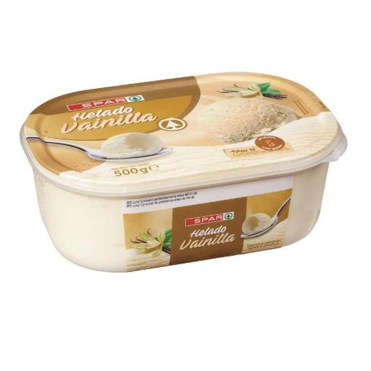 HELADO TARRINA VAINILLA SPAR TRRNA 500 GR