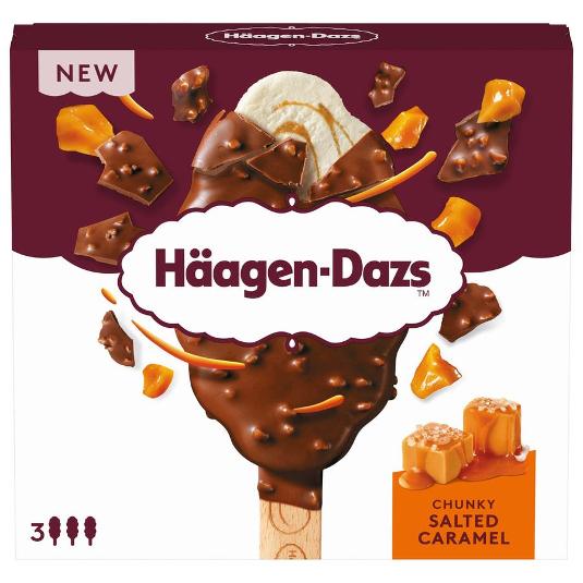 HELADO BOMBON SALTED CARAMEL X3 HAAGEN DAZS ESTCH 240 ML