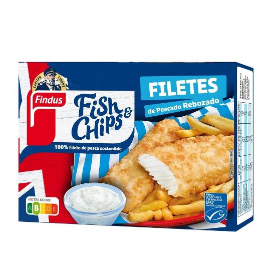 FILETE PESCADO REBOZADO FINDUS PQTE 240 GR