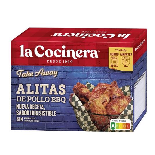 ALITAS POLLO BBQ COCINERA ESTCH 300 GR