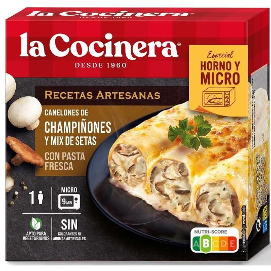 CANELON CHAMPIÑONES MIX SETAS COCINERA ESTCH 280 GR