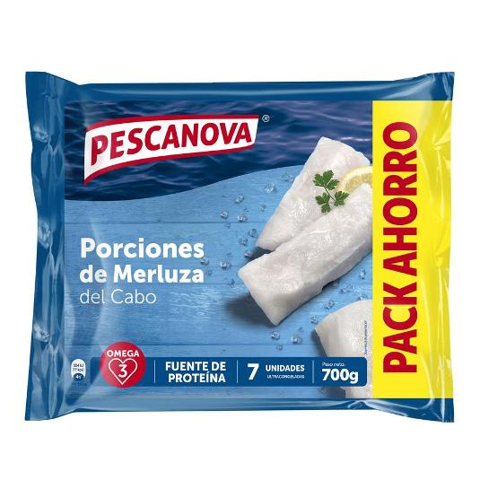 PORCIONES MERLUZA PESCANOVA BOLSA 700 GR