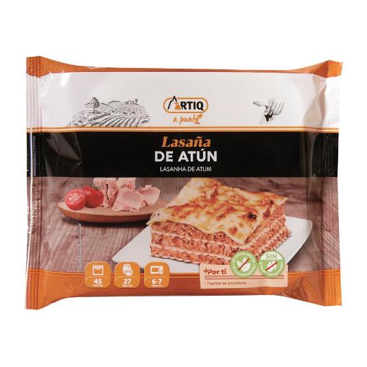 LASAÑA ATUN BECHAMEL ARTIQ PQTE 300 GR