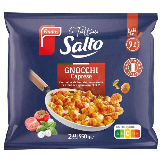 GNOCCHIS CAPRESE FINDUS BOLSA 550 GR