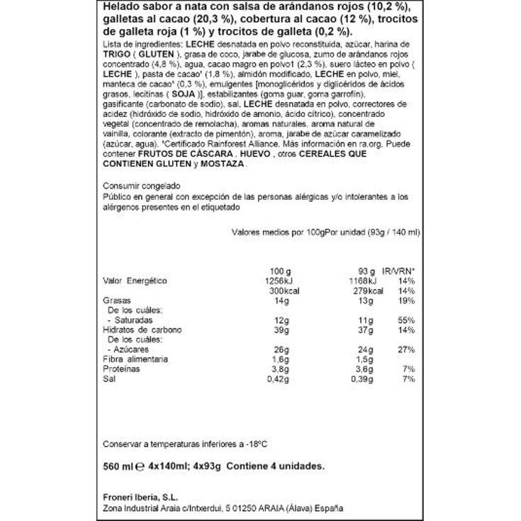 HELADO SANDWICH STRAN.THINGS X3 MAXIBON PACK 376 GR