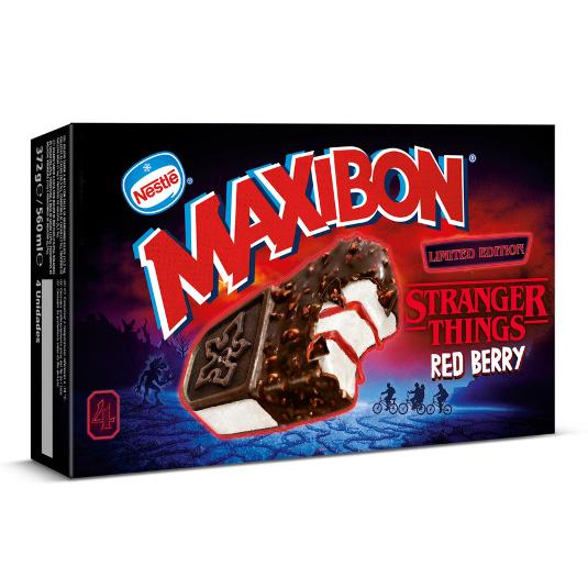 HELADO SANDWICH STRAN.THINGS X3 MAXIBON PACK 376 GR