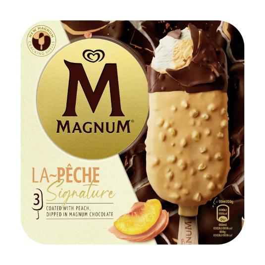 HELADO BOMBON PEACH X3 MAGNUM ESTCH 210 GR