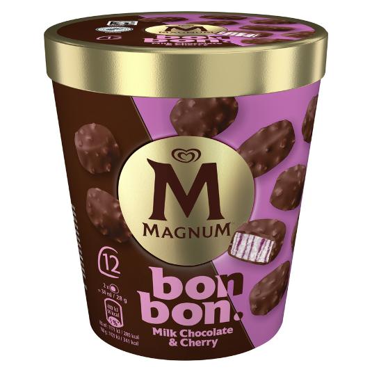 HELADO BOMBONES CHERRY X12 MAGNUM ESTCH 168 GR