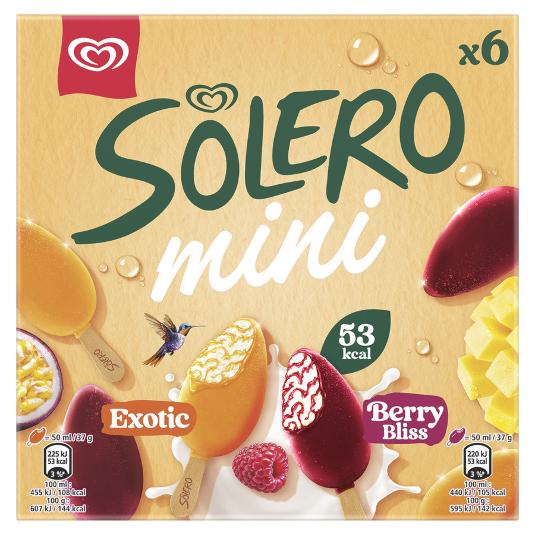 HELADO BOMBON MINI MIX X6 SOLERO ESTCH 222 GR