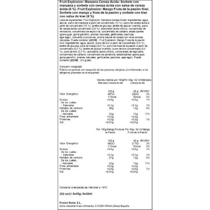 HELADO PIRULO FRUIT EXPLOSIO X6 NESTLE CAJA 270 GR