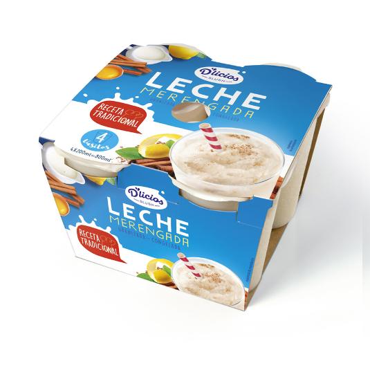 GRANIZADO LECHE MERENGADA X4 DLICIOS PACK 796 GR