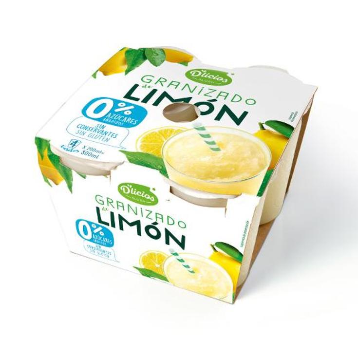 GRANIZADO LIMON 0% AZUCARES X4 DLICIOS PACK 796 GR
