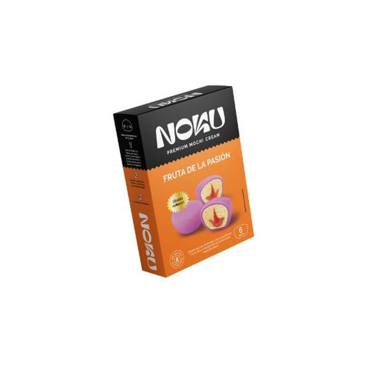 HELADO MOCHI FRUTA PASION X6 NOKU ESTCH 210 GR