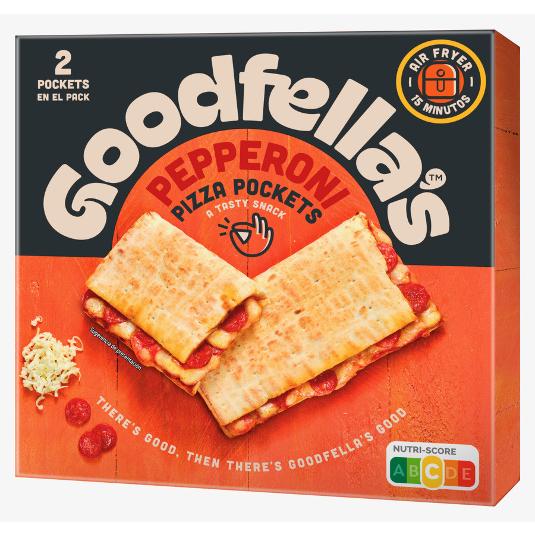 PIZZA POCKETS PEPPERONI GOODFELLAS UNIDAD 250 GR