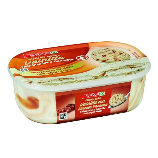 HELADO VAINILLA NUECES PECAN SPAR TRNNA 490 GR