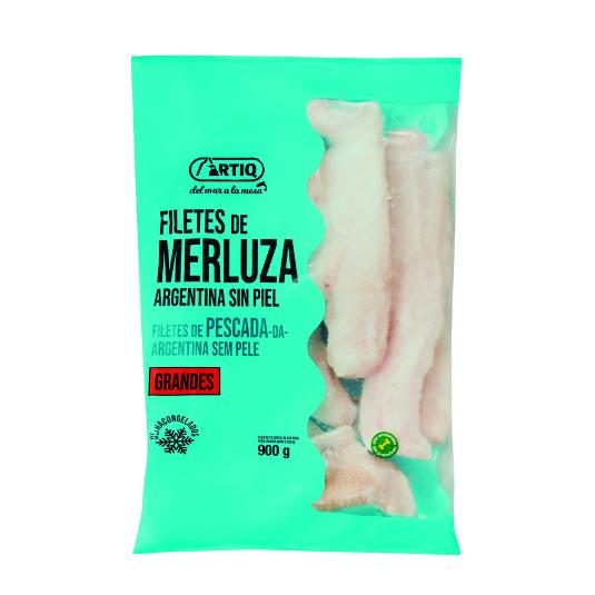 FILETE MERLUZA ARGENTINA ARTIQ BOLSA 900 GR