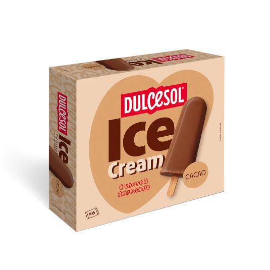 HELADO CREMOSITO CHOCOLATE X6 DULCESOL PACK 288 GR