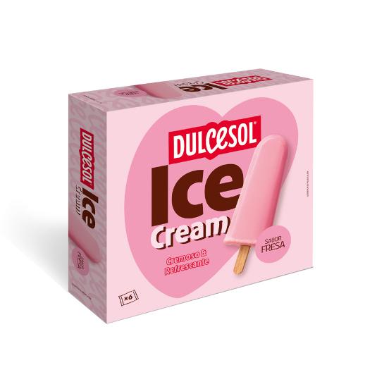 HELADO CREMOSITO FRESA X6 DULCESOL PACK 288 GR