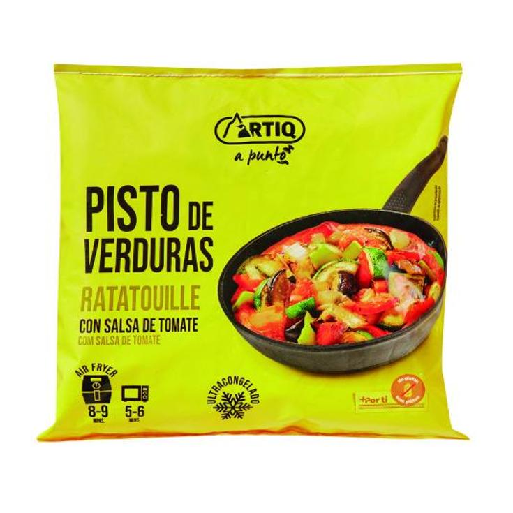 PISTO VERDURAS C/SALSA TOMATE ARTIQ BOLSA 400 GR