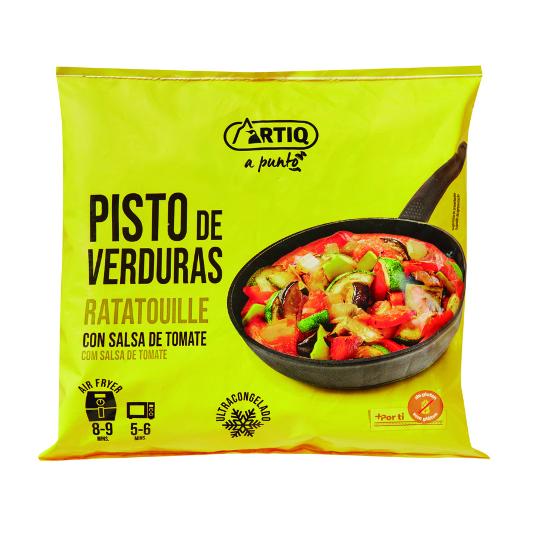 PISTO VERDURAS C/SALSA TOMATE ARTIQ BOLSA 400 GR