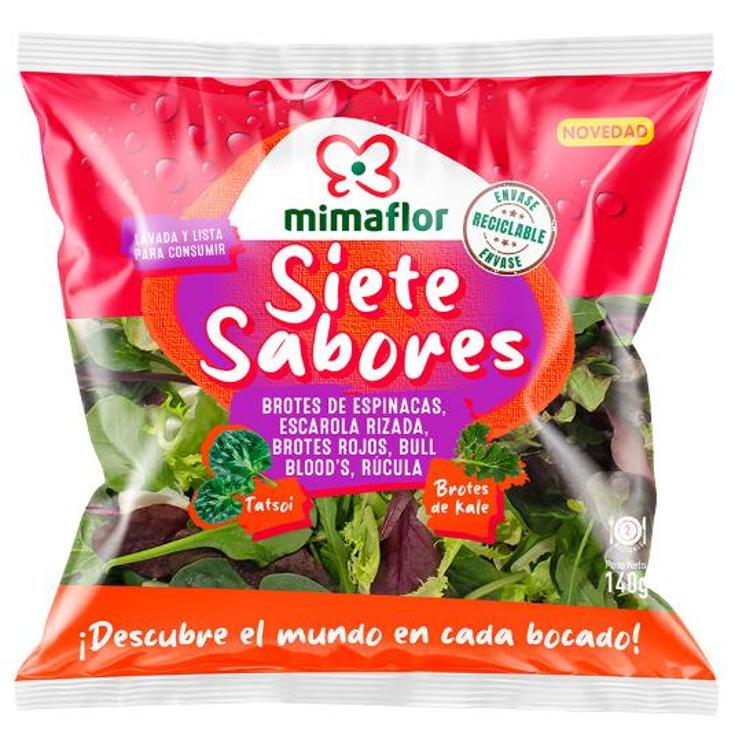 ENSALADA 7 SABORES MIMAFLOR BOLSA 140 GR