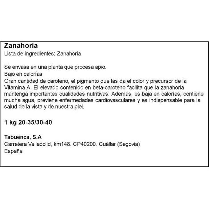 CAROTAS BOLSA 1 KILO KILO UD