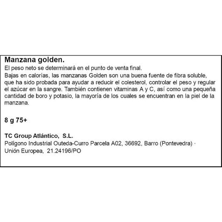 MANZANA GOLDEN QUE RICA