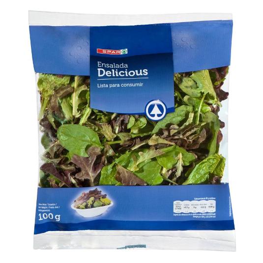 ENSALADA DELICIOUS SPAR BOLSA 100 GR