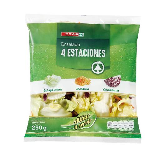 ENSALADA 4 ESTACIONES SPAR BOLSA 250 GR