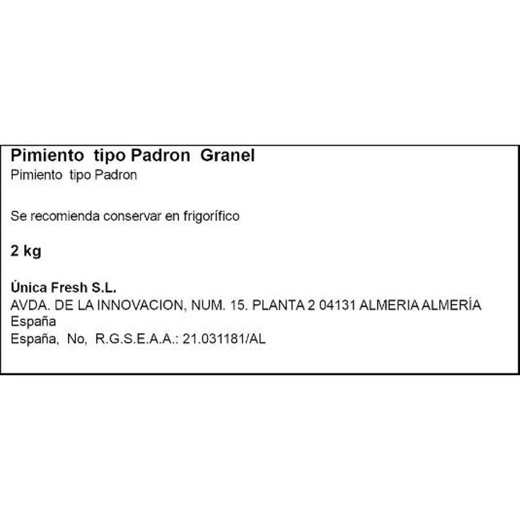 PIMIENTO PADRON
